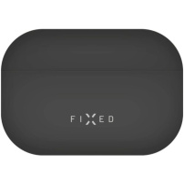 FIXED Silky husă din silicon ultra-subțire pentru AirPods Pro - negru