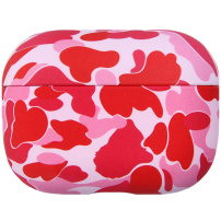 Husă camuflaj durabilă și rezistentă la praf pentru AirPods Pro - roz
