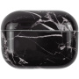 Carcasă de marmură din plastic dur pentru AirPods Pentru - alb-negru