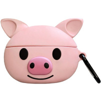 Husă din silicon pentru AirPods Pro - purceluș