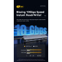 ESSAGER ES-HB01 hub 7în1 - disc SSD / slot pentru card SD / TF / 2x USB-C / 2x USB-A la USB-C - gri închis
