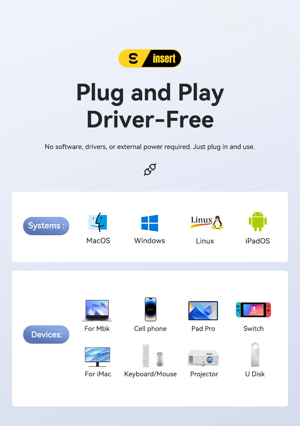ESSAGER ES-HB01 hub 7în1 - disc SSD / slot pentru card SD / TF / 2x USB-C / 2x USB-A la USB-C - gri închis