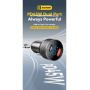 ESSAGER ES-CC21 încărcător auto cu porturi USB-C / USB-A - 45W - negru
