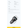 ESSAGER ES-CC21 încărcător auto cu porturi USB-C / USB-A - 45W - negru