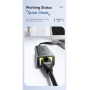 ESSAGER 2în1 adaptor ethernet - RJ45 la USB-C / USB-A - gri