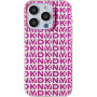 DKNY Husă Repeat Pattern pentru iPhone 15 Pro Max - roz