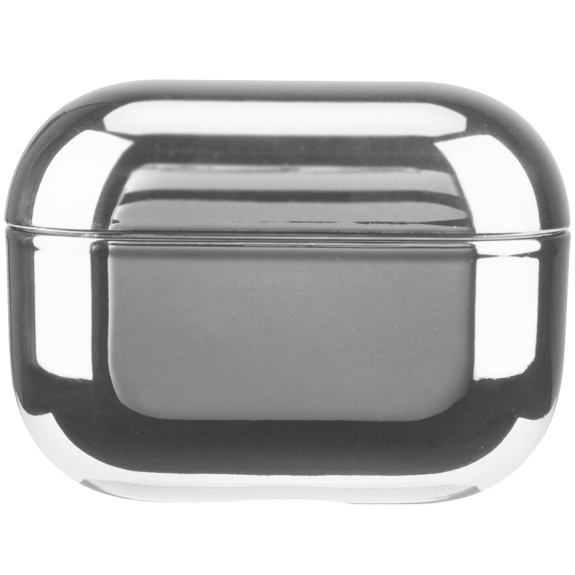 Husă de protecție metalică pentru AirPods Pro - argintiu