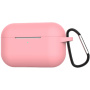 Husă din silicon, cu carabină, pentru AirPods Pro - roz