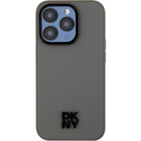 Carcasă DKNY Stack Logo cu MagSafe pro iPhone 15 Pro - gri