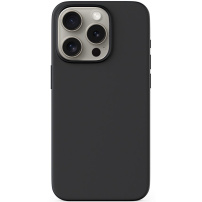 EPICO Mag+ husă din silicon cu MagSafe pentru iPhone 15 Pro - negru