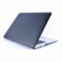 Husă, cu suprafaţă din piele, pentru MacBook Air 13" (A1237 / A1304 / A1369 / A1466) - neagră
