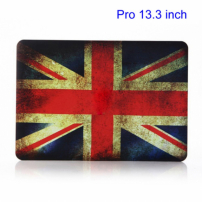 Husă / carcasă de protecţie, din plastic, pentru Macbook Pro 13" A1278 - steag retro UK