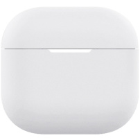 Husă de protecție din silicon pentru AirPods 4 / 5 - alb