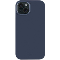 FIXED MagFlow husă din silicon cu MagSafe pentru iPhone 15 - albastru închis