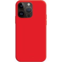 FIXED MagFlow husă din silicon cu MagSafe pentru iPhone 14 Pro - roșu