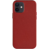 Husă din piele FIXED MagLeather cu MagSafe pentru iPhone 12 / 12 Pro - roșu