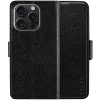 FIXED Opus carcasă flip pentru iPhone 15 Pro - negru