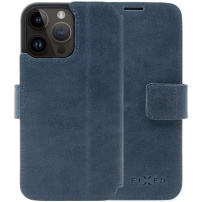 FIXED ProFit carcasă flip din piele pentru iPhone 14 Pro - albastru