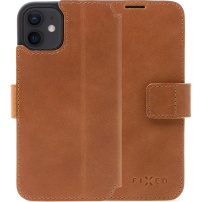 FIXED ProFit carcasă din piele pentru iPhone 12 / 12 Pro - maro