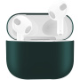 Husă de protecție din silicon pentru AirPods 3 - verde închis