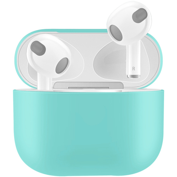 Husă de protecție din silicon pentru AirPods 3 - turcoaz