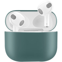 Husă de protecție din silicon pentru AirPods 3 - petrol