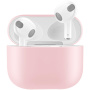 Husă de protecție din silicon pentru AirPods 3 - roz