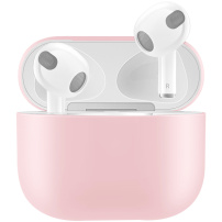 Husă de protecție din silicon pentru AirPods 3 - roz