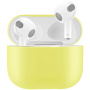 Husă de protecție din silicon pentru AirPods 3 - galben