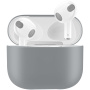 Husă de protecție din silicon pentru AirPods 3 - gri