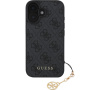 Guess Husă 4G Charms pentru iPhone 16 - gri