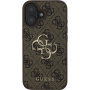 Guess Husă cu logo metalic 4G pentru iPhone 16 Plus - maro