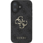 Guess Husă cu logo metalic 4G pentru iPhone 16 Plus - gri