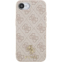 Guess 4G Small Metal Logo husă cu MagSafe pentru iPhone 16e / 17e - roz