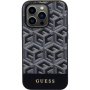 Husă cu MagSafe Guess G Cube pentru iPhone 15 Pro - negru