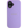 Guess Husă granulată Classic Logo cu MagSafe pentru iPhone 16 Plus - Violet