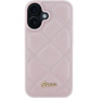 Guess Husă matlasată pentru iPhone 16 - roz