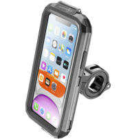 Interphone husă pe ghidon impermeabilă pentru iPhone 11 - negru