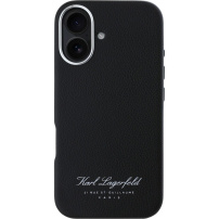 Karl Lagerfeld Husa Hotel RSG pentru iPhone 16 - neagra