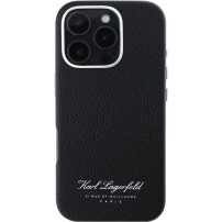 Karl Lagerfeld Husa Hotel RSG pentru iPhone 16 Pro Max - neagra