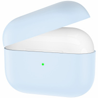 Husă din silicon pentru AirPods 3 - albastru deschis