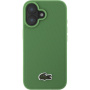 Lacoste Husă emblematică cu logo țesut Petit Pique cu MagSafe pentru iPhone 16 - Verde