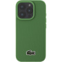 Lacoste Husă emblematică cu logo țesut Petit Pique cu MagSafe pentru iPhone 16 Pro Max - Verde