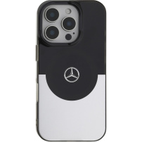 Mercedes Husă dublu strat cu MagSafe pentru iPhone 16 Pro Max - negru și argintiu