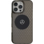 Mercedes Husă Star Pattern cu MagSafe pentru iPhone 16 Pro - gri