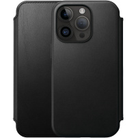 Nomad Leather Folio carcasă flip cu MagSafe pentru iPhone 14 Pro Max - negru
