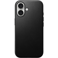 Nomad Husă din piele modernă din piele cu MagSafe pentru iPhone 16 - negru