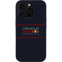 Oracle Red Bull Racing Husă cu logo orizontal cu MagSafe pentru iPhone 15 Pro - albastru închis