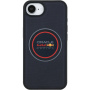 Oracle Red Bull Racing Red Ring husă din piele cu MagSafe pentru iPhone 16e / 17e - albastru închis