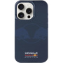 Oracle Red Bull Racing Husă Two Bulls cu MagSafe pentru iPhone 16 Pro - albastru închis